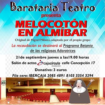 Barataria teatro presenta Melocotón en Almíbar