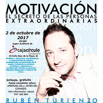 Conferencia - <strong>Rubén Turienzo</strong> - Motivación 'El secreto de las personas extraordinarias'