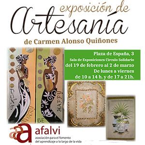 Exposición de Artesanía de Carmen Alonso Quiñones