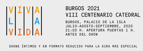 ¡VIVA LA VIDA! SHOWS ÍNTIMOS Y EN FORMATO REDUCIDO PARA LA GIRA MÁS ESPECIAL
